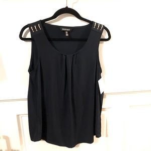 NWT! Ellen Tracy sleeveless blouse M